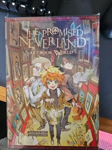 ArtBook the promised never land + welcome to demon school iruma kun + who made me a prince