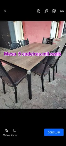 Mesa 6 cadeiras