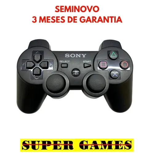 Controle original Sony PS3. Loja física desde 2004, próximo ao Metrô.