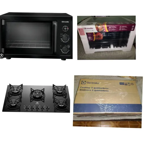Vendo Cooktop e forno elétrico 