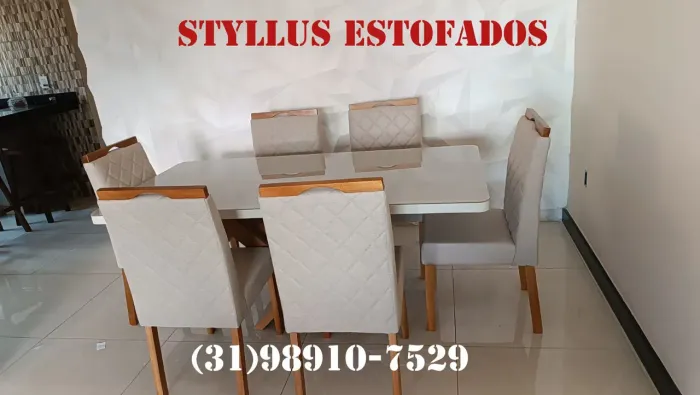 Mesa de jantar de luxo 