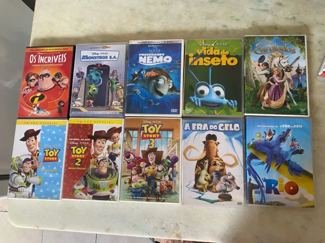 DVDs infantis Disney originais a partir de R$ 10,00