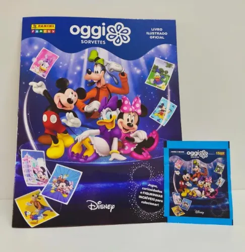 Álbum + figurinhas Diney oggi Original 2026!