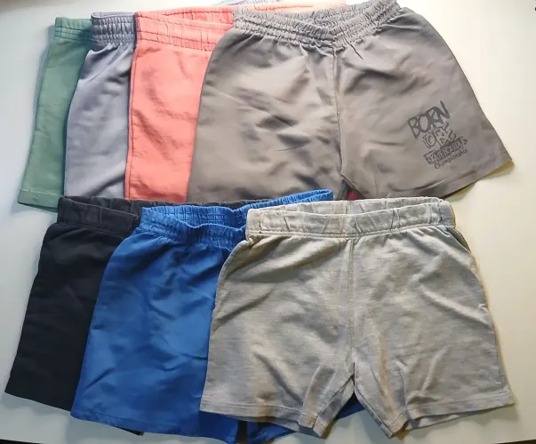 Kit 7 shorts sem marca 2 anos