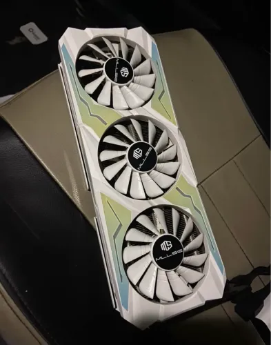 Placa de vídeo RTX 3070 8Gb Mllse Branca 