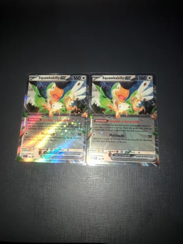 2 Carta pokémon Squawkabilly Ex