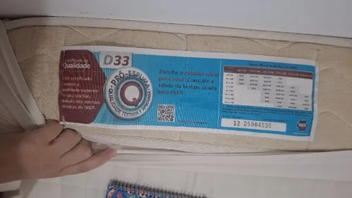 Colchão de solteiro