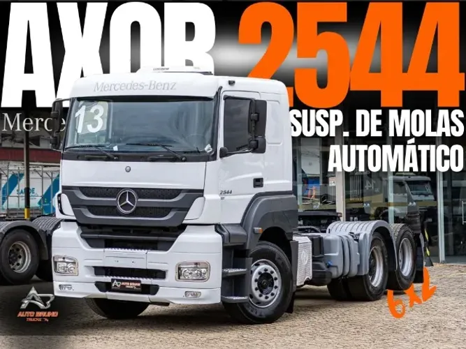 Mercedes Benz Axor 2544 6x2 Teto Baixo Suspensão de Mola
