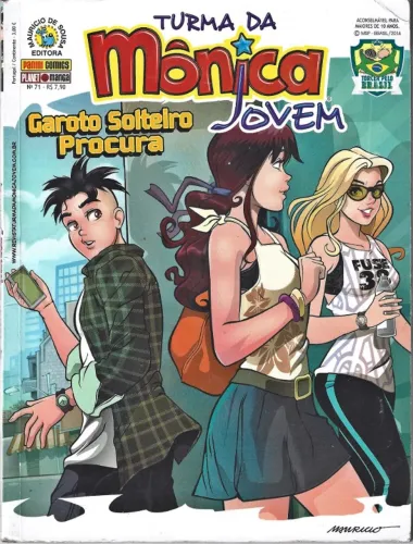 Turma da Mônica Jovem, 1ª série n°  71 (Panini) [jun/2014] - com frete incluso.