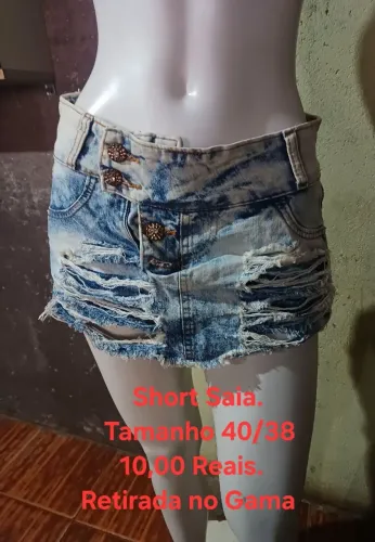 Short Saia Tamanho 38/40