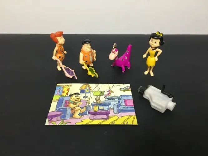 Lote 6 Itens Coleção Os Flintstones Kinder Ovo 1994