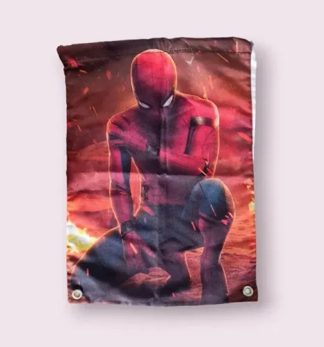 Mochila Sacolinha Homem Aranha