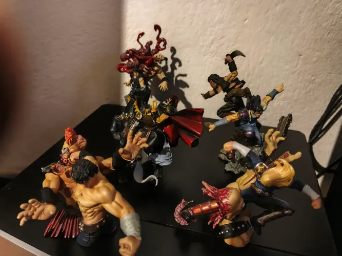 Coleção Gashas Hokuto no Ken Original do Japão