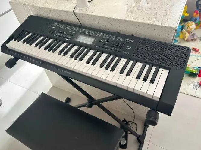 Kit completo Teclado Casio CTK-3500 - 61 Teclas Sensíveis