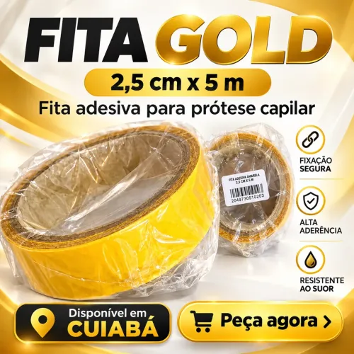Fita gold para prótese capilar