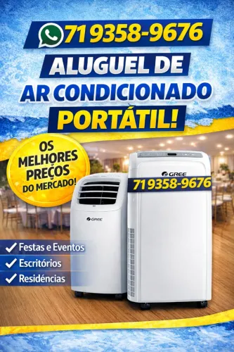 Ar condicionado Portatil para aluguel