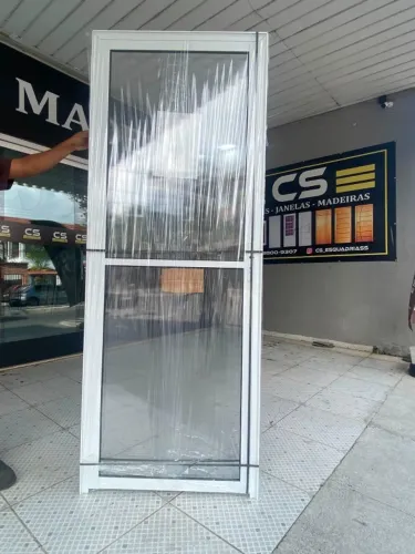 PORTA DE VIDRO BRANCO 2.10X80 - NÃO PERCA ESSA OFERTA