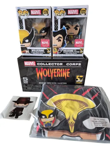 Funko Pop Wolverine 50th Anniversary - Marvel Collector Corps Box