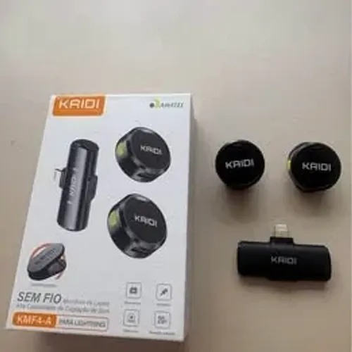 Microfone Sem Fio Lapela KAIDI KMF4-A