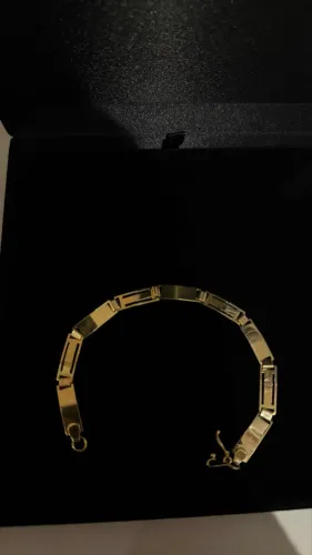 Bracelete / pulseira ouro 18k 750 de fabrica