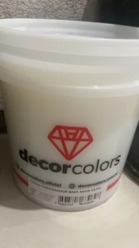 Fundo Preparador Decorcolors 3,6kg - Novo e Lacrado