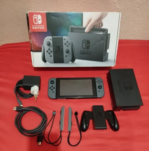 Nintendo Switch v1 desbloq 128gb.