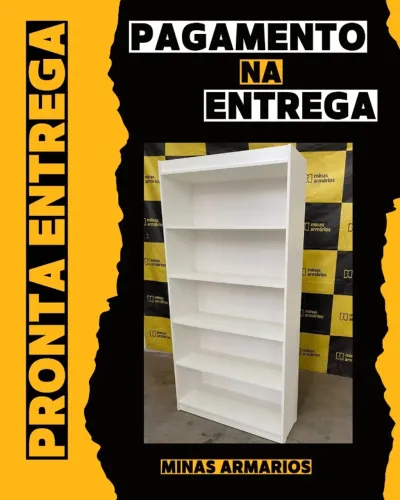 Prateleira MDF 182x90x30 Pronta entrega - Pagamento na entrega 