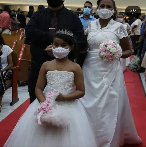 Vestido branco de noiva