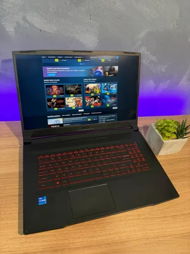 Notebook Gamer MSI Katana i7 RTX 3050Ti 17 (ACEITAMOS TROCA)