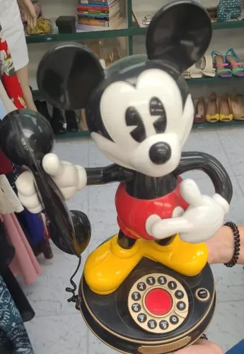 Telefone antigo do mickey 