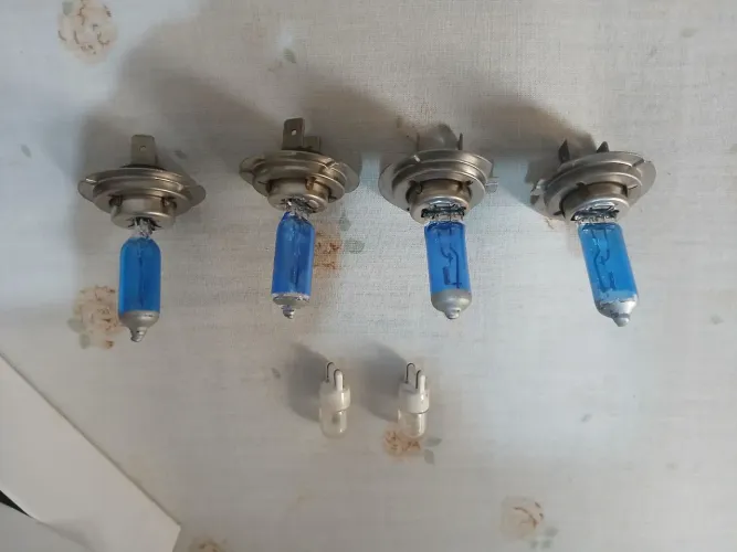 Lâmpadas H7 azul