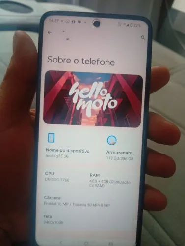 Smartphone Motorola G35 250gb