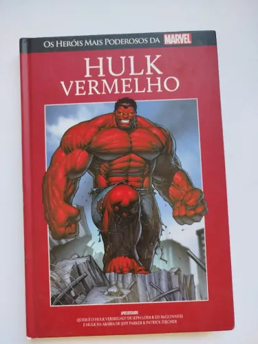 Hulk Vermelho Salvat capa vermelha