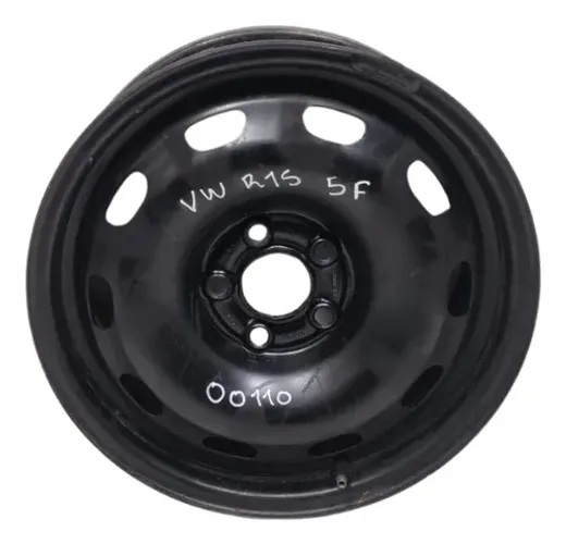 Roda De Ferro Vw Volkswagen Aro 15 5 Furos 00110