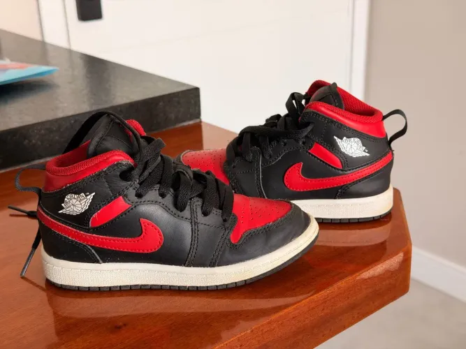 Nike Jordan Infantil Mid tamanho 28,5
