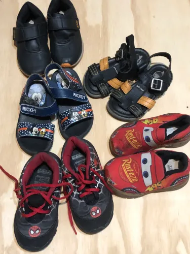 Lote tênis criança 5 pares