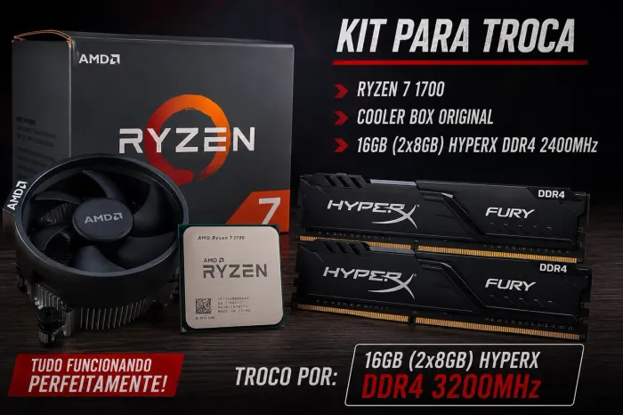 ? TROCO KIT POR MEMÓRIA 3200 MHz ?