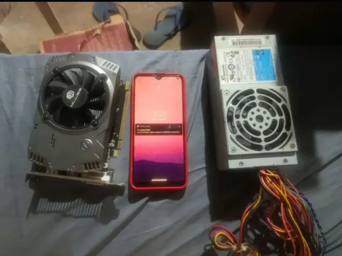 Troco gpu, fonte e celular em uma 1050 ti