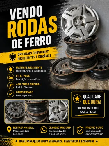 Rodas de ferro Aro 14