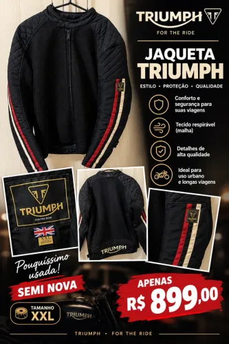 Triumph Jaqueta XXL SEMINOVA