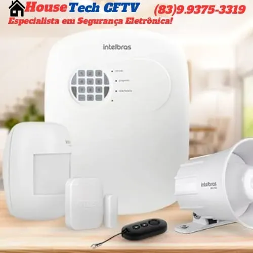 Central de Alarme Intelbras, completa já instalada e configurada!
