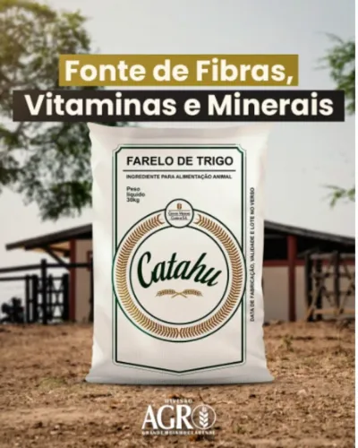 Farelo de trigo animal 30kg saco 