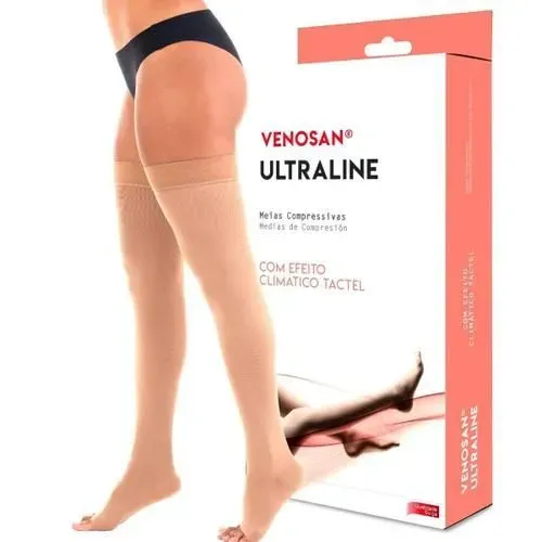 Meia de Compressão Venosan Ultraline 4.000 Original Nova Conforto e Saúde para suas Pernas