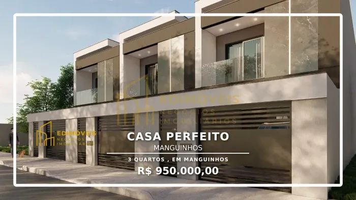 Não Perca! Linda Casa Duplex em Manguinhos, Próxima a Lazer e Comércio