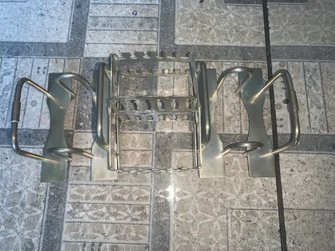 Porta talheres de mesa expesurado a prata antigo