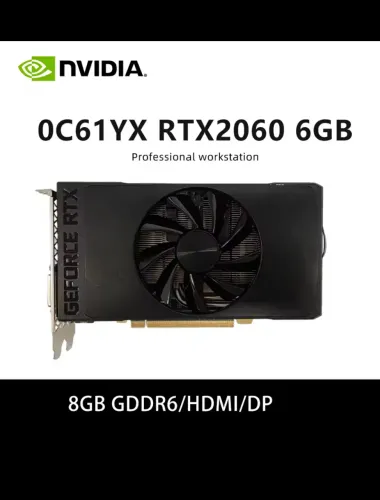Placa de vídeo Rtx 2060 6GB Dell OEM original 
