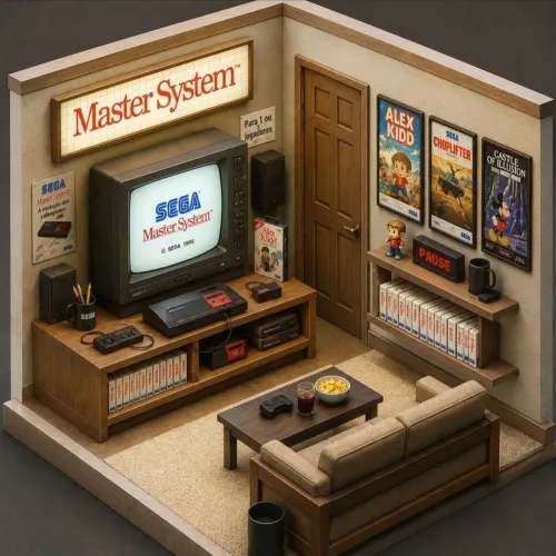 Jogos e Acessórios - Master System