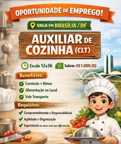 Auxiliar de cozinha