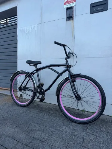 Bicicleta caiçara semi nova aro 26 revisada com nota