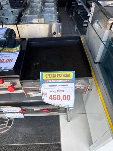Chapa metal cubas cbg450